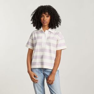 Everlane The Retro Jersey Polo Top in Pale Orchid NWT! size Small